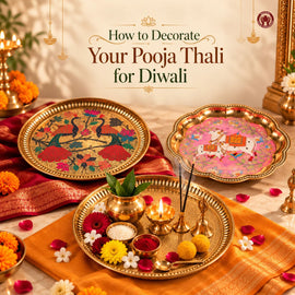 How to Decorate your Pooja Thali for Diwali