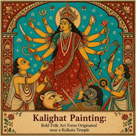 Kalighat Painting: Bold Folk Art Form Originated near a Kolkata Temple