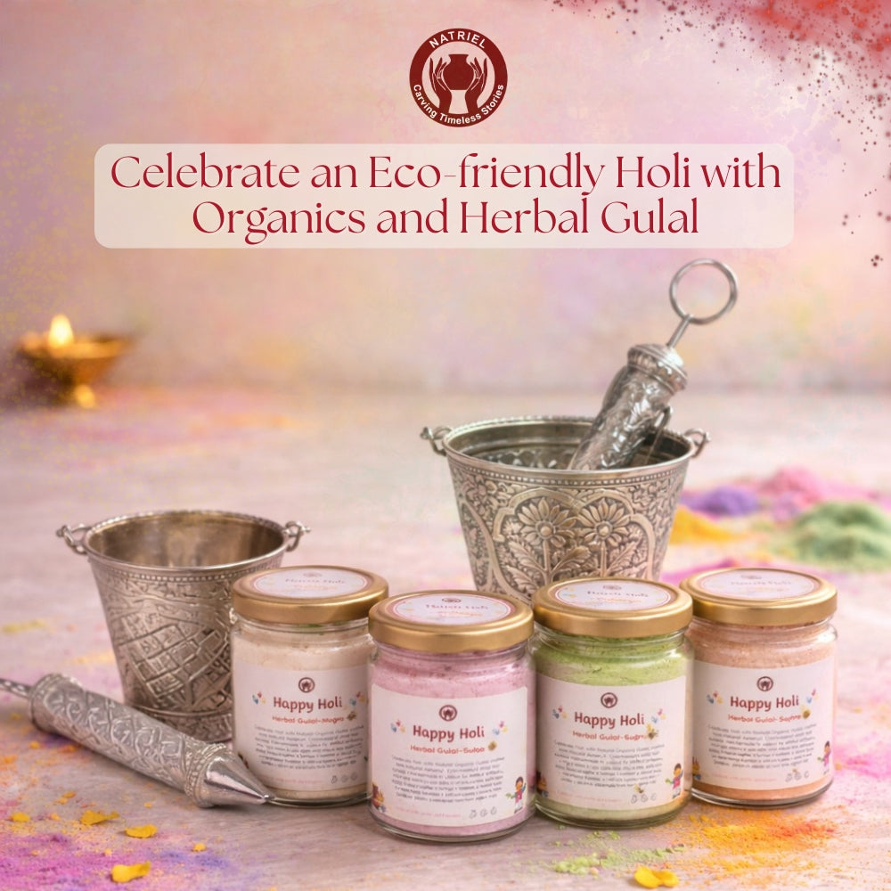 Celebrate an Eco-friendly Holi with Organic and Herbal Gulal