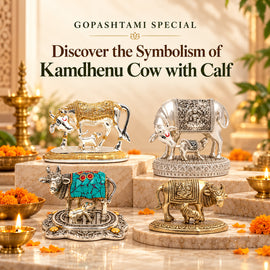 Gopashtami Special: Discover the Symbolism of Kamdhenu Cow with Calf