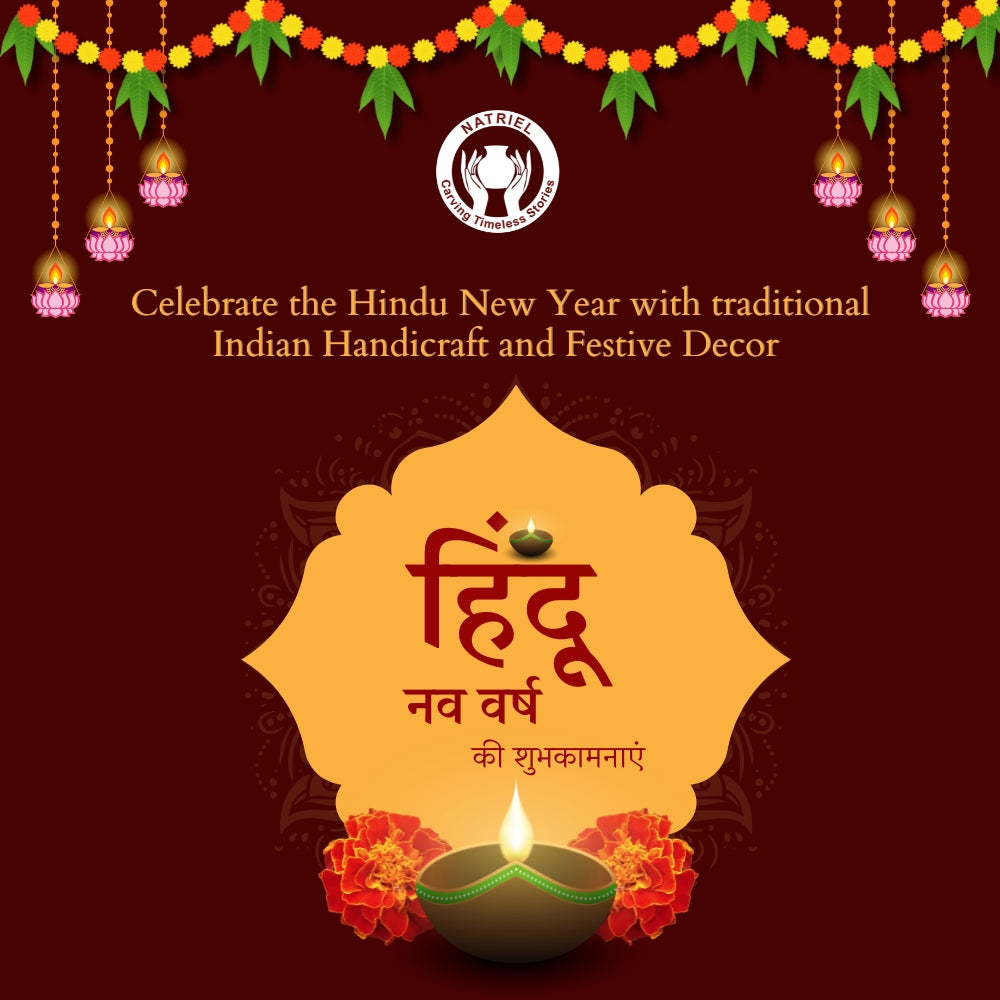 Celebrate the Hindu New Year with traditional Indian Handicrafts and Festive Decor
