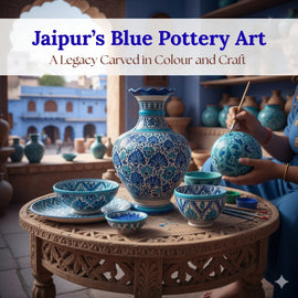 Jaipur’s Blue Pottery Art: A Legacy Carved in Colour and Craft