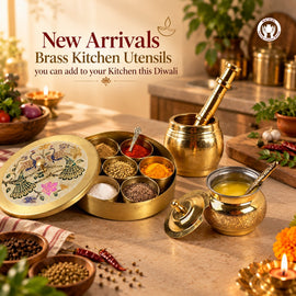 New Arrivals: Brass Kitchen Utensils You Can Add to Your Kitchen This Diwali