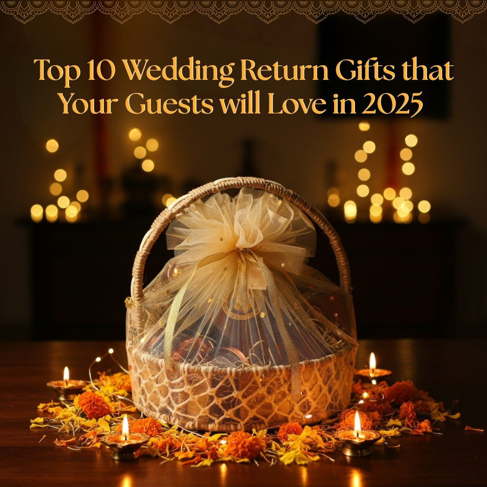 Top 10 Handcrafted Wedding Return Gifts that your guests will love in 2025