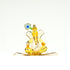 Ganesha Glass Decorative Idol - Available in Green and Yellow - Spiritual Décor for Home