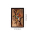 Wooden Mysore Inlay Painting of Graceful Peacocks on a Tree