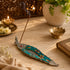 German Silver Stone Embellished Elephant Incense Stick Holder/Agarbatti Stand