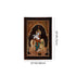 Wooden Mysore Inlay Painting of Lord Krishna with Sacred Cow
