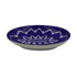 Blue Pottery Oval Decorative Plate - Blue