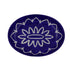 Blue Pottery Oval Decorative Plate - Blue