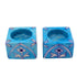 Set of 2 Blue Pottery T-Light Candles Holders