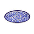 Blue Pottery Oval Plate - Blue
