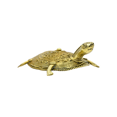 Handcrafted Brass Tortoise - Dhokra Art