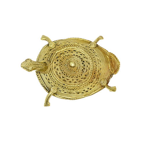 Dhokra Art Tortoise Yantra