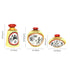 Yellow and Red Handcrafted Terracotta Pots for Home Decor - Set of 3 - Warli Hand Painting