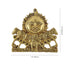 Handcrafted Brass Surya with Seven Horse Wall Hanging