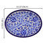Blue Pottery Oval Plate - Blue