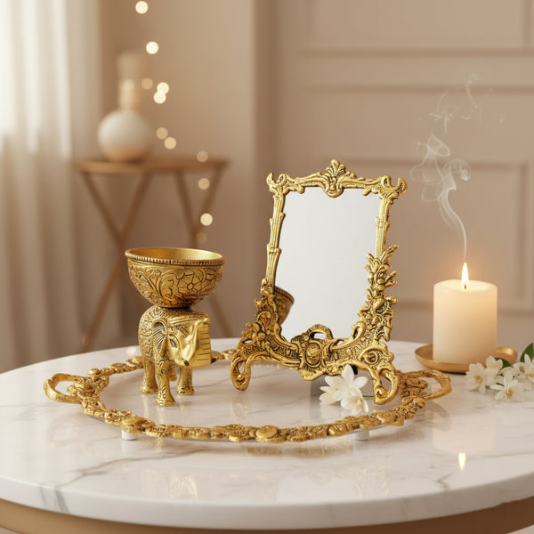 Royal Elephant German Silver Collection - Luxurious 3-Piece Entertaining Set