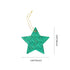 Multi Colour Star Shaped Bamboo hanging ornament - Festive Decor Item