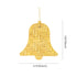 Multi Colour Bell Shaped Bamboo hanging ornament - Festive Decor Item