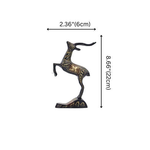Natriel Brass Deer Pair