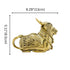 Handcrafted Brass Nandi Statue – Dhokra Art