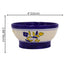 Blue Pottery Round Bowl - White and Blue