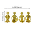 Handcrafted Folk Musician Decor (Set of 4) - Dhokra Art Technique