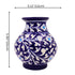 Blue Pottery Flower Vase - Cobalt Blue - Natriel