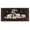 3D Herd of Elephants Wall Decor