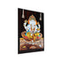 3D Mysore Overlay Rosewood Painting of Lord Ganesha with Offerings