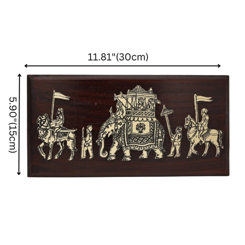3D Royal King Procession Wall Decor