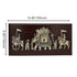 3D Royal King Procession Wall Decor