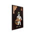 3D Wooden Mysore Overlay Painting of Baal Krishna eating Maakhan
