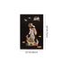 3D Wooden Mysore Overlay Painting of a Woman Carrying Pot of Water