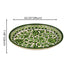 Blue Pottery Oval Plate - Green