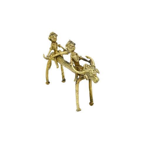 Handcrafted Tribal Journey Figurine – Dhokra Art Technique