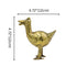 Handcrafted Brass Duck Figurine – Traditional Dhokra Art Decor