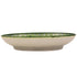 Blue Pottery Oval Plate - Green