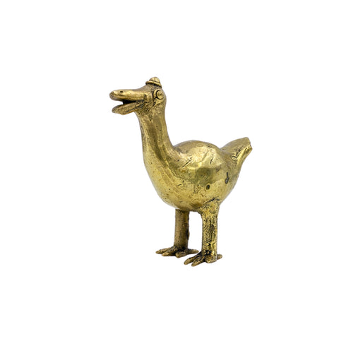 Handcrafted Brass Duck Figurine – Traditional Dhokra Art Decor