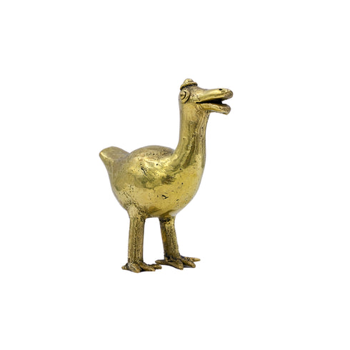 Handcrafted Brass Duck Figurine – Traditional Dhokra Art Decor