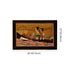 Wooden Mysore Inlay Painting of Rural Couple carrying Basket