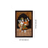 Wooden Mysore Inlay Painting of Radha and Krishna Dancing Pose