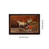 Mysore Inlay Rosewood Painting of a Lady with Cattle and Temple
