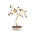 Decorative tree with multicolored stones on a white background