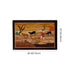Mysore Inlay Rosewood Painting of a Lady with Goats
