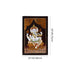 Mysore Inlay Rosewood Painting – Lord Ganesha Seated on a Lotus