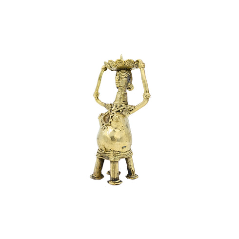 Dhokra Art Candle Holder
