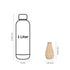 Abstract designed ceramic mini bud vase set (set of 2)