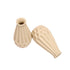 Abstract designed ceramic mini bud vase set (set of 2)